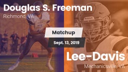 Matchup: Freeman  vs. Lee-Davis  2019