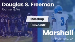 Matchup: Freeman  vs. Marshall  2019