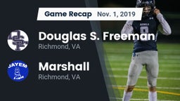 Recap: Douglas S. Freeman  vs. Marshall  2019