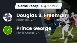 Recap: Douglas S. Freeman  vs. Prince George  2021