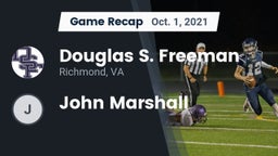 Recap: Douglas S. Freeman  vs. John Marshall  2021