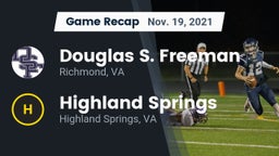 Recap: Douglas S. Freeman  vs. Highland Springs  2021