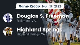 Recap: Douglas S. Freeman  vs. Highland Springs  2022
