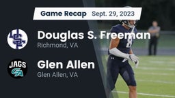 Recap: Douglas S. Freeman  vs. Glen Allen  2023