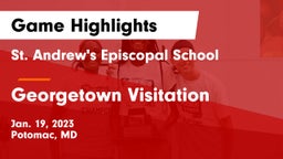 St. Andrew's Episcopal School vs Georgetown Visitation Game Highlights - Jan. 19, 2023