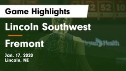 Lincoln Southwest  vs Fremont  Game Highlights - Jan. 17, 2020