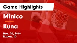 Minico  vs Kuna  Game Highlights - Nov. 30, 2018