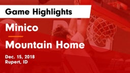 Minico  vs Mountain Home  Game Highlights - Dec. 15, 2018
