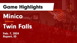 Minico  vs Twin Falls  Game Highlights - Feb. 7, 2024