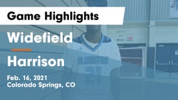 Widefield  vs Harrison  Game Highlights - Feb. 16, 2021