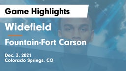 Widefield  vs Fountain-Fort Carson  Game Highlights - Dec. 3, 2021
