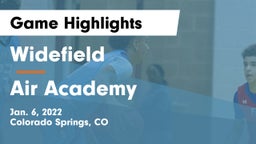 Widefield  vs Air Academy  Game Highlights - Jan. 6, 2022