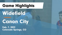 Widefield  vs Canon City  Game Highlights - Feb. 7, 2022
