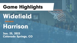 Widefield  vs Harrison  Game Highlights - Jan. 25, 2023