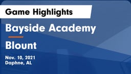 Bayside Academy  vs Blount  Game Highlights - Nov. 10, 2021