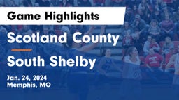 Scotland County  vs South Shelby  Game Highlights - Jan. 24, 2024