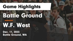Battle Ground  vs W.F. West  Game Highlights - Dec. 11, 2023