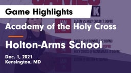 Academy of the Holy Cross vs Holton-Arms School Game Highlights - Dec. 1, 2021