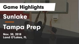 Sunlake  vs Tampa Prep Game Highlights - Nov. 30, 2018