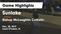 Sunlake  vs Bishop McLaughlin Catholic  Game Highlights - Dec. 20, 2019