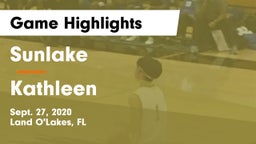 Sunlake  vs Kathleen  Game Highlights - Sept. 27, 2020