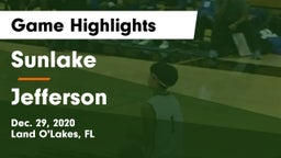 Sunlake  vs Jefferson Game Highlights - Dec. 29, 2020