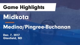 Midkota  vs Medina/Pingree-Buchanan Game Highlights - Dec. 7, 2017