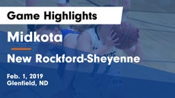 Midkota  vs New Rockford-Sheyenne  Game Highlights - Feb. 1, 2019