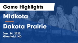 Midkota  vs Dakota Prairie  Game Highlights - Jan. 24, 2020
