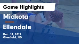 Midkota  vs Ellendale  Game Highlights - Dec. 14, 2019