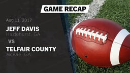 Recap: Jeff Davis  vs. Telfair County  2017