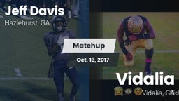 Matchup: Jeff Davis  vs. Vidalia  2017