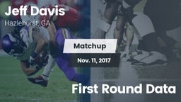 Matchup: Jeff Davis  vs. First Round Data 2017