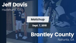 Matchup: Jeff Davis  vs. Brantley County  2018
