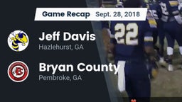 Recap: Jeff Davis  vs. Bryan County  2018