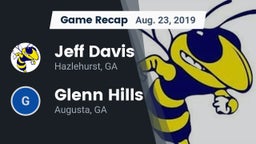 Recap: Jeff Davis  vs. Glenn Hills  2019