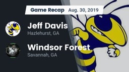 Recap: Jeff Davis  vs. Windsor Forest  2019