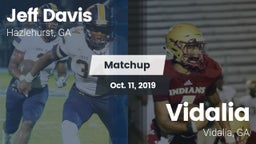 Matchup: Jeff Davis  vs. Vidalia  2019