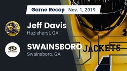 Recap: Jeff Davis  vs. SWAINSBORO  2019
