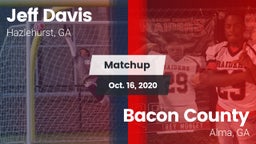 Matchup: Jeff Davis  vs. Bacon County  2020