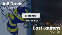 Matchup: Jeff Davis  vs. East Laurens  2020