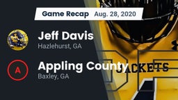 Recap: Jeff Davis  vs. Appling County  2020