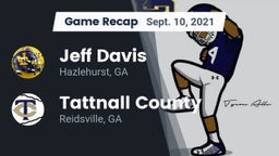 Recap: Jeff Davis  vs. Tattnall County  2021