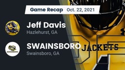 Recap: Jeff Davis  vs. SWAINSBORO  2021