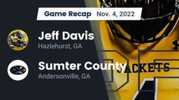 Recap: Jeff Davis  vs. Sumter County  2022