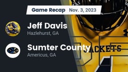 Recap: Jeff Davis  vs. Sumter County  2023
