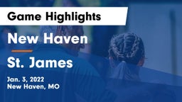 New Haven  vs St. James  Game Highlights - Jan. 3, 2022