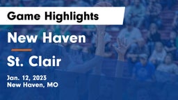 New Haven  vs St. Clair Game Highlights - Jan. 12, 2023