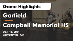 Garfield  vs Campbell Memorial HS Game Highlights - Dec. 13, 2021
