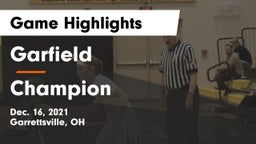 Garfield  vs Champion  Game Highlights - Dec. 16, 2021